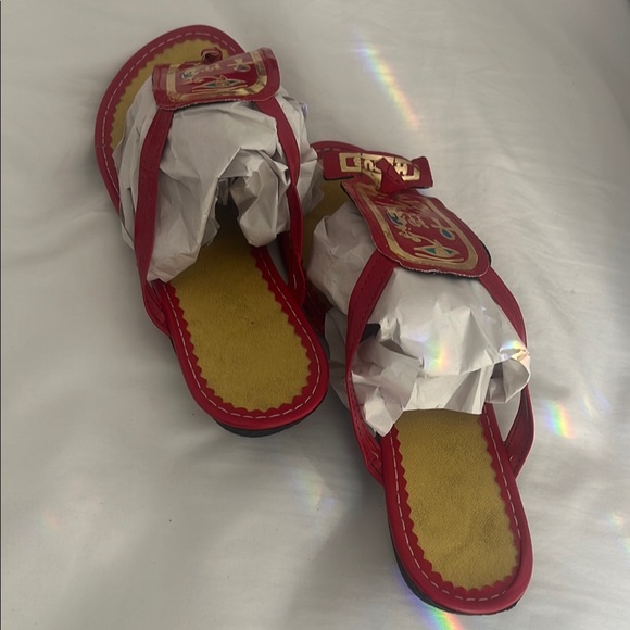 Red Kids Sandals - Picture 3 of 8